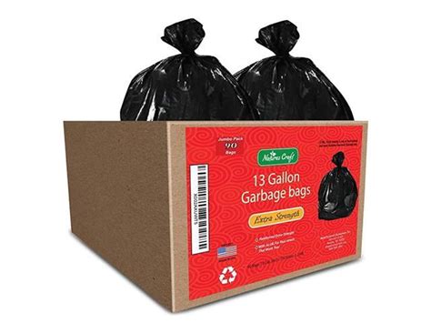 13 Gallon Durable Trash Bags Hefty Flex For Kitchen Cars Bathroom And