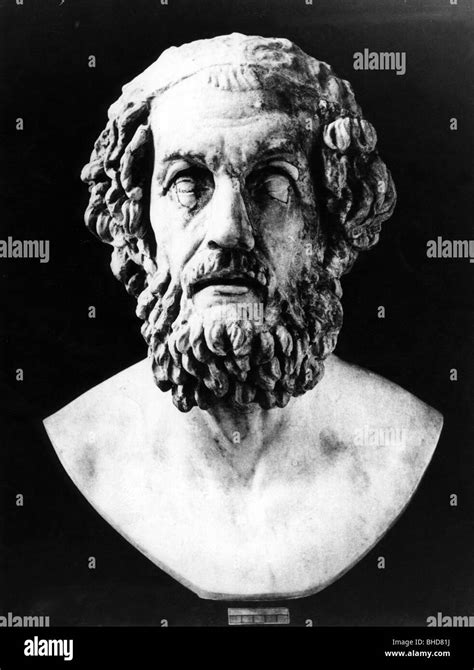 Homer Circa 800 Ac Autorescritor Griego Poeta E Historiador Busto