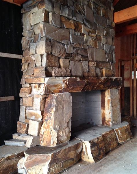 20 Rustic Stone Fireplace Ideas
