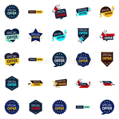 Special Offer 25 Vector Banners For Your Next Promotion Stock Vector