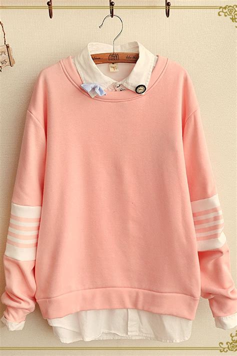 Retro Pastel Pink Sweater Fall Trends Outfits Pastel Pink Sweater