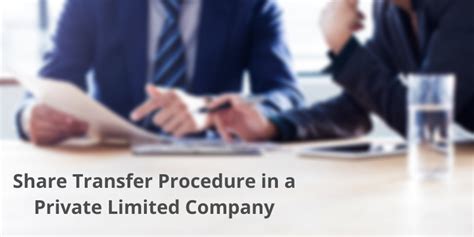 Share Transfer In A Private Limited Company Provenience