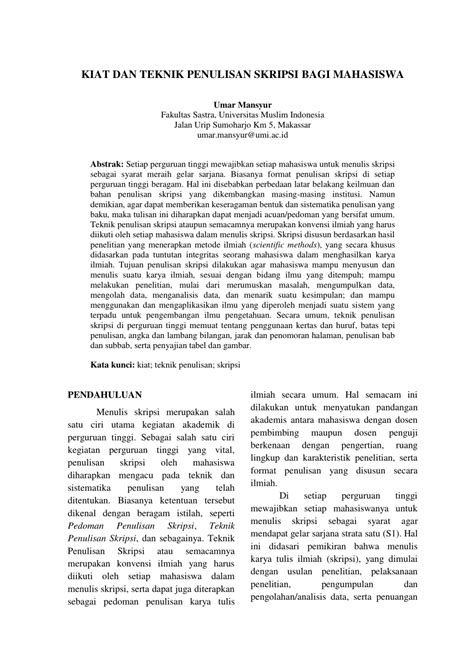 Adapun untuk contoh lainnya dalam penyusunan manfaat penelitian skripsi ialah dengan memperkiarakan hasil penelitian dan dampak yang akan di timbulkan dalam masyarakat. Manfaat Dalam Penyusunan Proposal Skripsi - Contoh ...