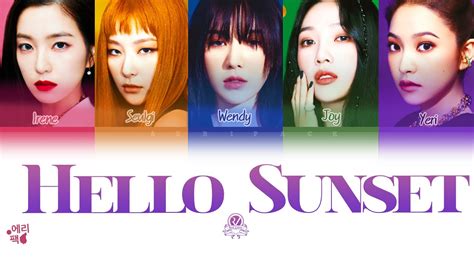 Red Velvet Hello Sunset Tradução Codificada Em Cores Legendado Han Rom Pt Br Youtube