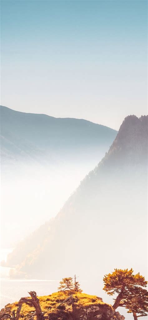 Foggy Mountains Iphone Wallpapers Free Download