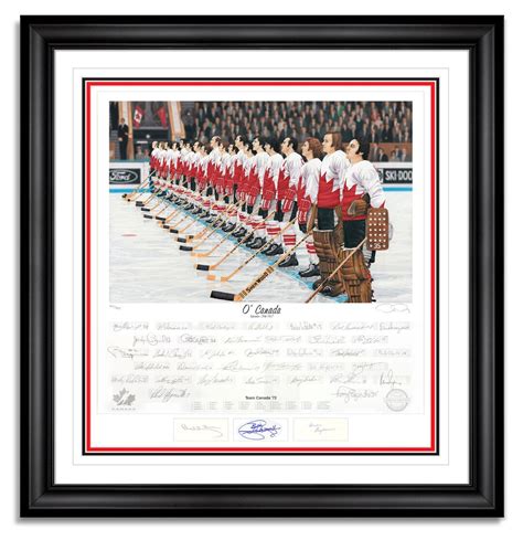 Team Canada 72 Summit Series 1972 Autographed Signed By 38 Etsy