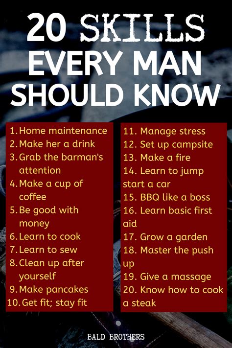 20 Skills Every Man Should Know To Be The Best Man Ever Skills Best