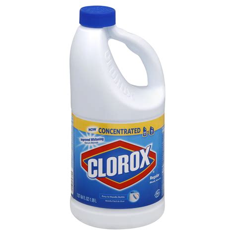 With a stabilizer, it acts more slowly, but also doesn't oxidize (disappear into the atmosphere) within seconds. Clorox BLEACH LIQ 64FZ REGULAR 30769