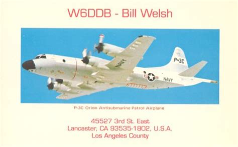 One Of My Ham Radio Qsl Cards P3 Orion The Qsl Cards A Flickr