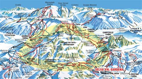 Guide De Station De Ski De La Villa Alta Badia Carte And Hébergement