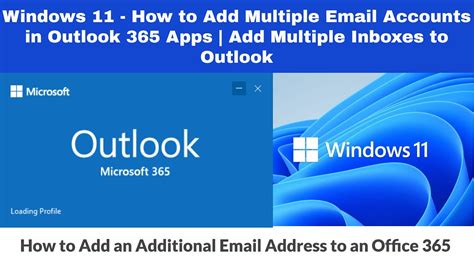 Windows 11 How To Add Multiple Email Accounts In Outlook 365 Apps
