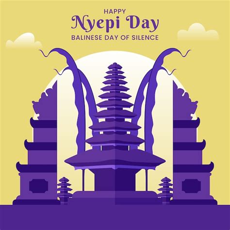 Premium Vector Illustration Of Nyepi Day Or Balinese Day Of Silence