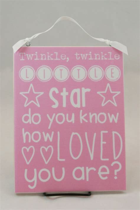 Items Similar To Twinkle Twinkle Little Star Do You Know How Loved You Are Decorative 6x8 Tile