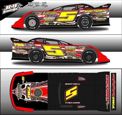 2012 Mike Blose Dirt Late Model Wrap By 54warrior On Deviantart