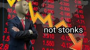 What does the stock market have in common with the discourse. Stonks (meme) - Le Fermi