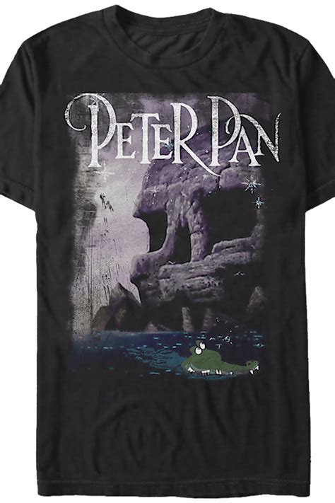 Peter Pan Skull Rock T Shirt Disney Mens T Shirt