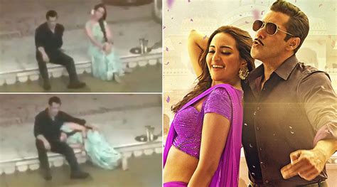 Bollywood News Salman Khan And Sonakshi Sinhas Bts Video Clip From Dabangg 3 Shared With
