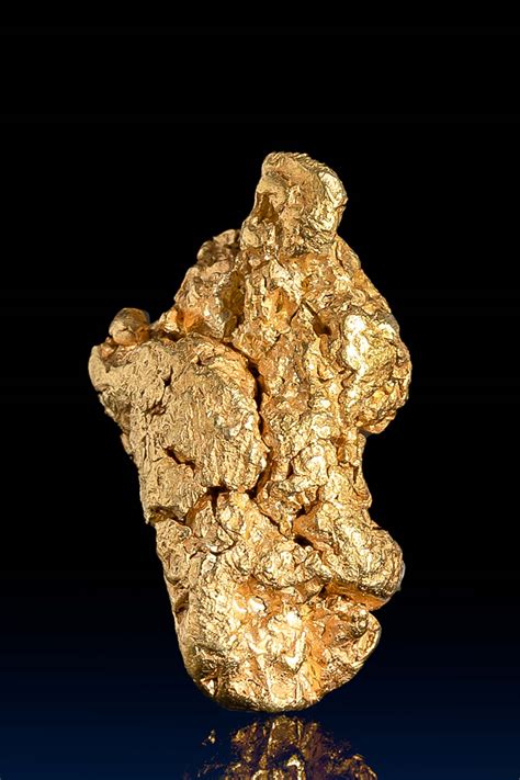Marvelous Rare Natural Gold Alaskan Nugget Tm773 56000 Natural