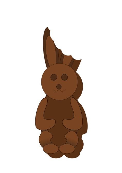 Bitten Chocolate Bunny Clip Art Image Clipsafari