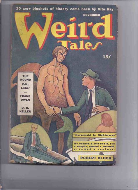 Weird Tales Magazine Pulp Volume 36 Xxxvi 8 November 1942 Herbert West Reanimator