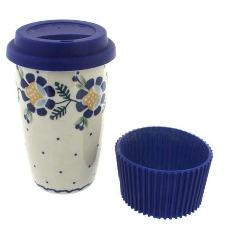 Check spelling or type a new query. Blue Rose Polish Pottery Sunflower Travel Coffee Mug : Target