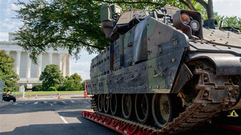 4th Of July Donald Trump Military Parade Tanks Seen In Washington Dc