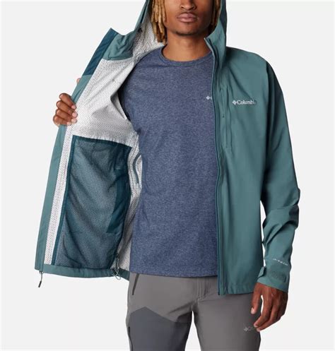 Mens Omni Tech Ampli Dry Rain Shell Jacket Columbia Sportswear