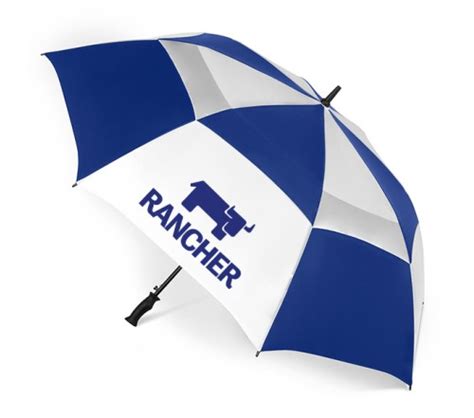 62 Inch Arc Customized Windjammer® Vented Auto Open Golf Umbrellas