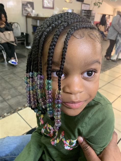 Cute Hair Styles For Little Black Girls Cornrows Braids A01