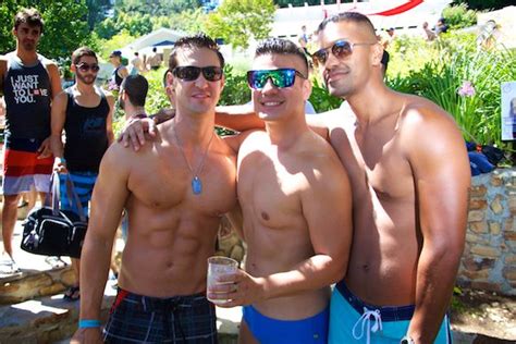 photos see who showed up to impulse s soaked gay pool party wehoville