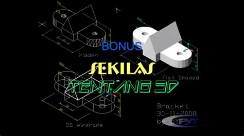 Maybe you would like to learn more about one of these? BELAJAR AUTOCAD - Membuat Gambar 3D - YouTube