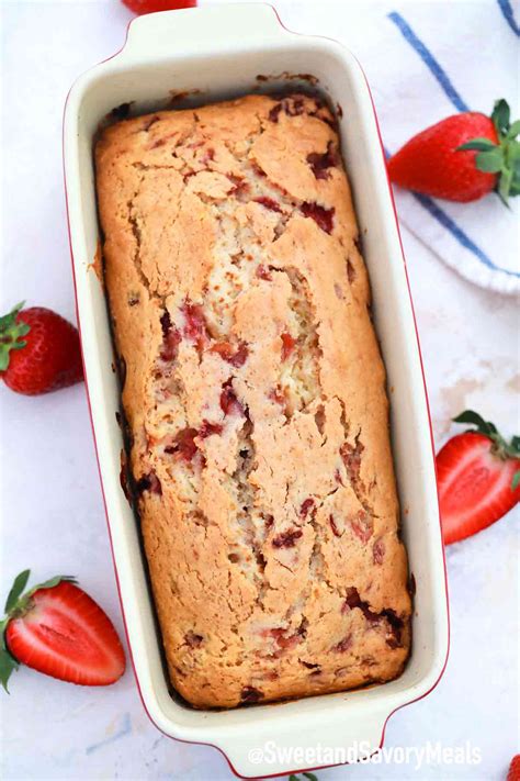Strawberry Bread Recipe Video Sweet And Savory Meals