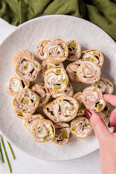 Ham And Cheese Pinwheels Recipe Spoonful Of Flavor