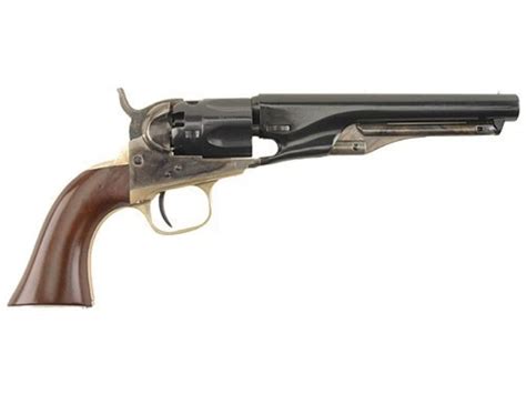 Uberti 1862 Police Black Powder Revolver 36 Cal 55 Blued Barrel Case