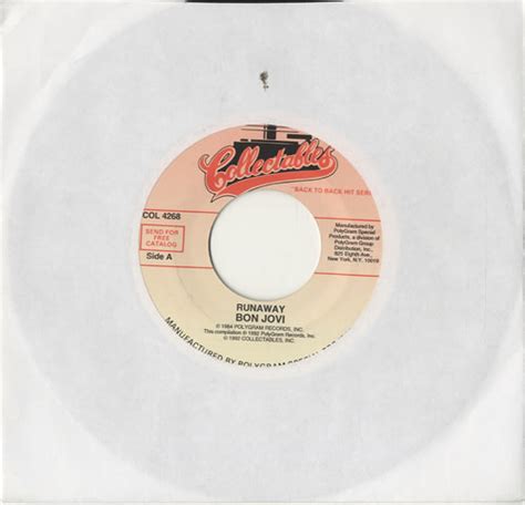 Bon Jovi Runaway Us 7 Vinyl Single 7 Inch Record 45 576592