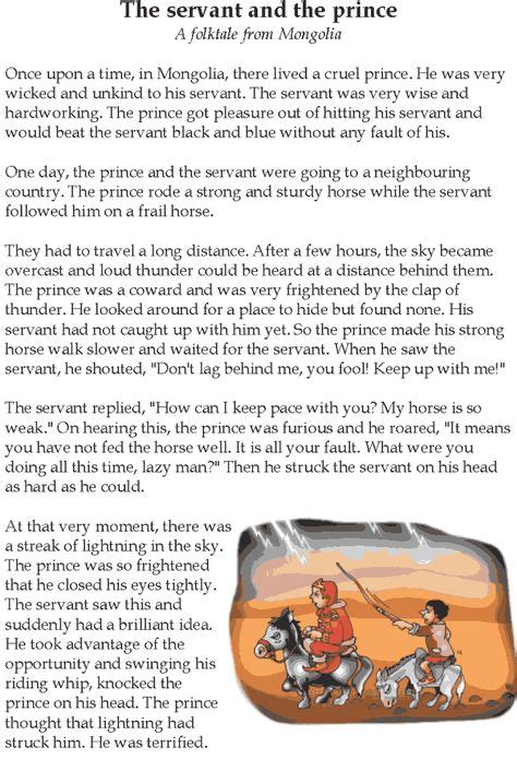 Grade 5 Reading Lesson 11 Fables And Folktales The Servant And The