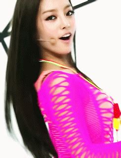 Hara Gorgeous In Pink GIFs Beautiful Korean Artists