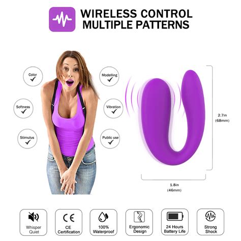 Buy U Shape G Spot Vibrator Vaginal And Anal Vibrator Clitoris Stimulation