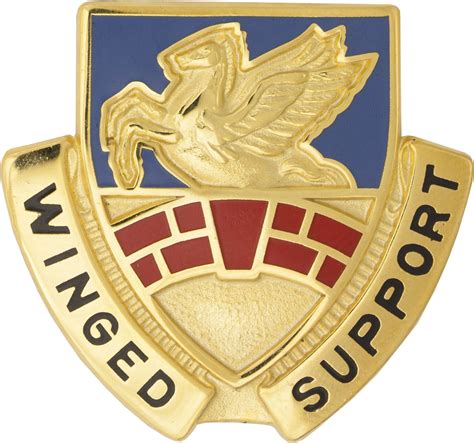 104th Aviation Pennsylvania National Guard Unit Crest Winged Support