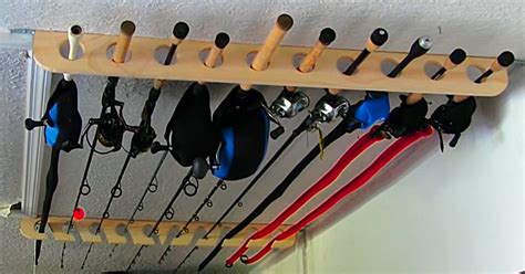 Keep your fishing rod & reels safe and secure but still. $25 DIY Fishing Rod Holder