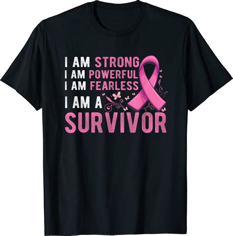breast cancer survivor month support breast cancer awareness t shirt clothing