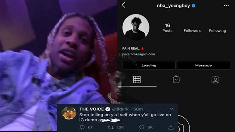 Lil Durk Sneak Dsses Nba Youngboy After His Ig Page Gets Deleted