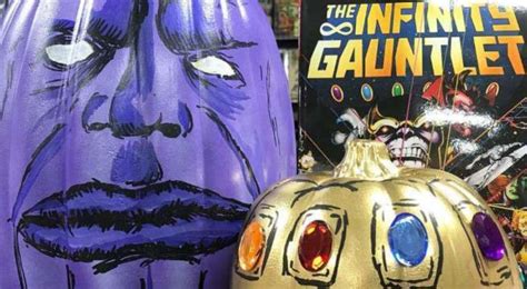 Avengers Infinity War Inspired Thanos Pumpkin Ensures Destiny