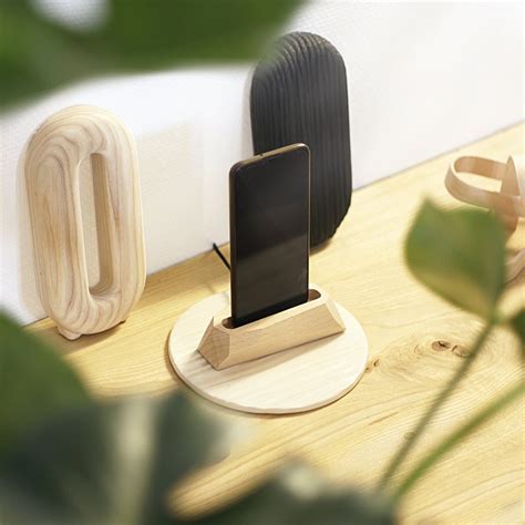 Universal Wooden Docking Station For Iphone And Android Etsy
