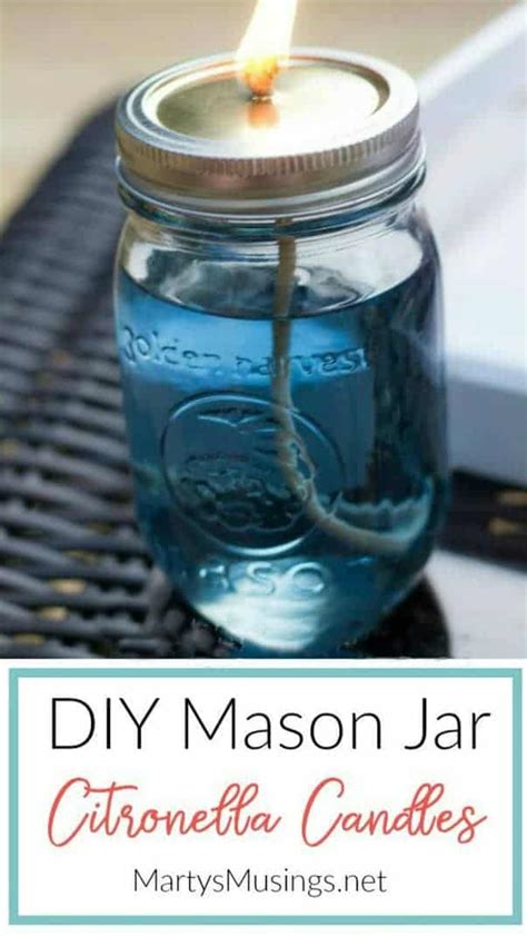 How To Make Diy Citronella Candles Martys Musings