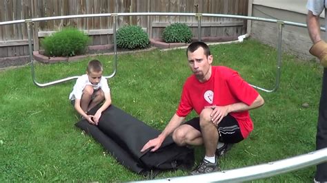How To Setup A Trampoline Trampoline Assembly Instructions Youtube