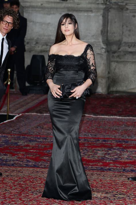 Monica Bellucci Photos Photos Dolce And Gabbana 20 Years Of Menswear