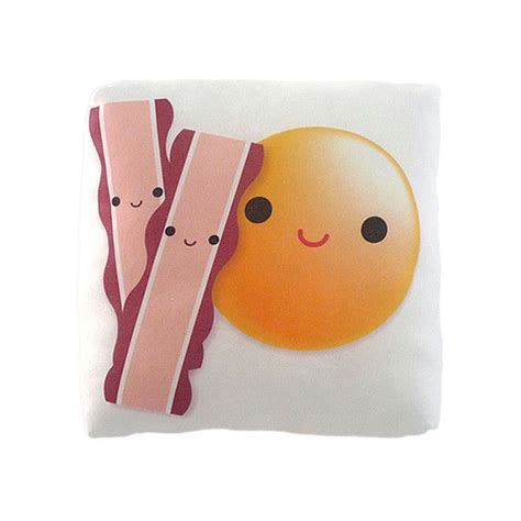 Yummy Egg And Bacon Pillow Cute Pillows Food Pillows Pillow Inspiration