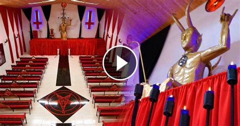 Viral Online News Controversial Photos Of The First Satanic Church