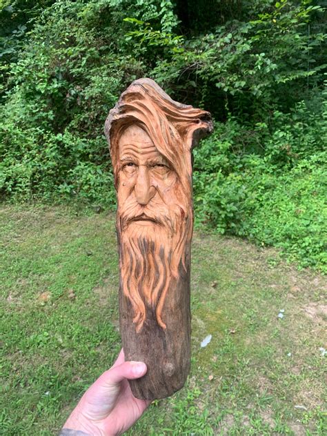 Wood Carving Driftwood Carving Wood Spirit Carving Carving Of A Face